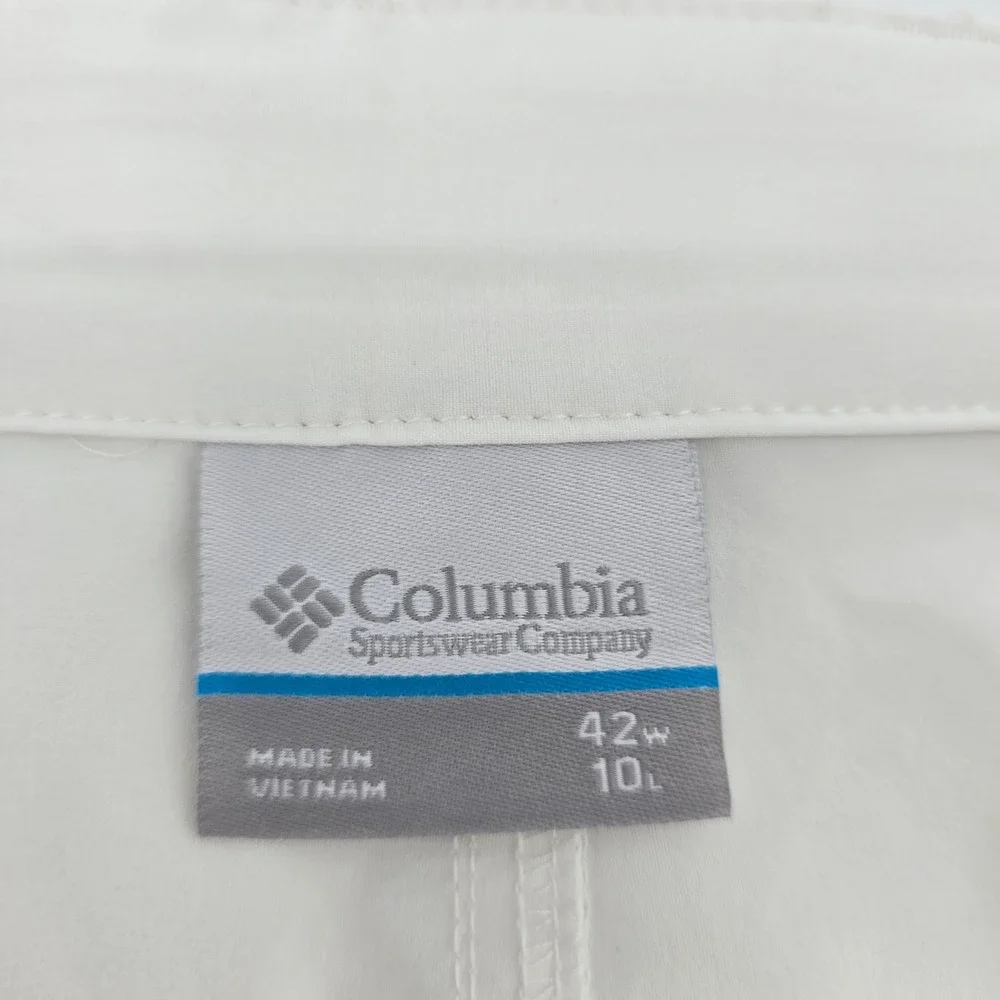 Columbia PFG Grander Marlin II Offshore Shorts Mens Fishing White 42/10 NWT